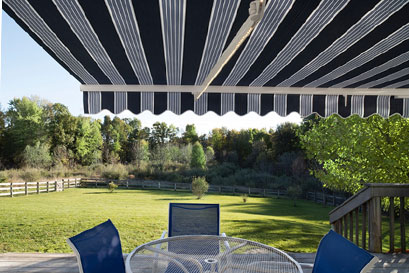 Retractable Awning Over Patio