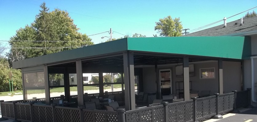 Lena's Outdoor Seating Area