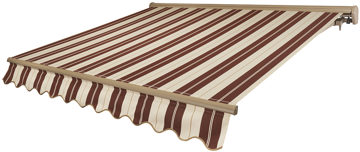 Cabernet Awning with Beige Frame