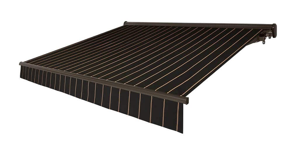 cafe black awning - awning color Ohio - Marygrove Awnings