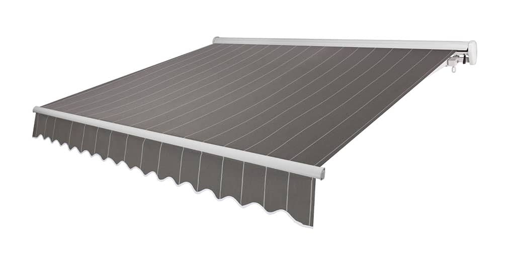 cafe gray awning - awning color Ohio - Marygrove Awnings