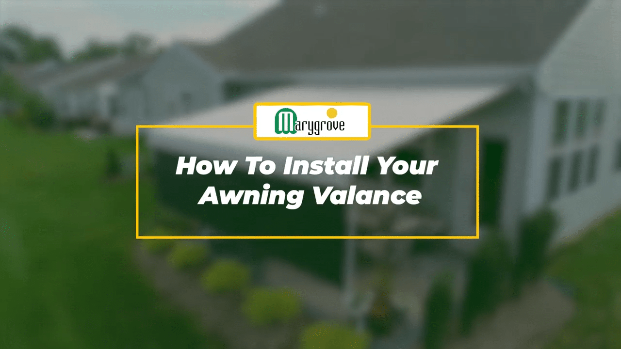 How to Install Your Awning Valence