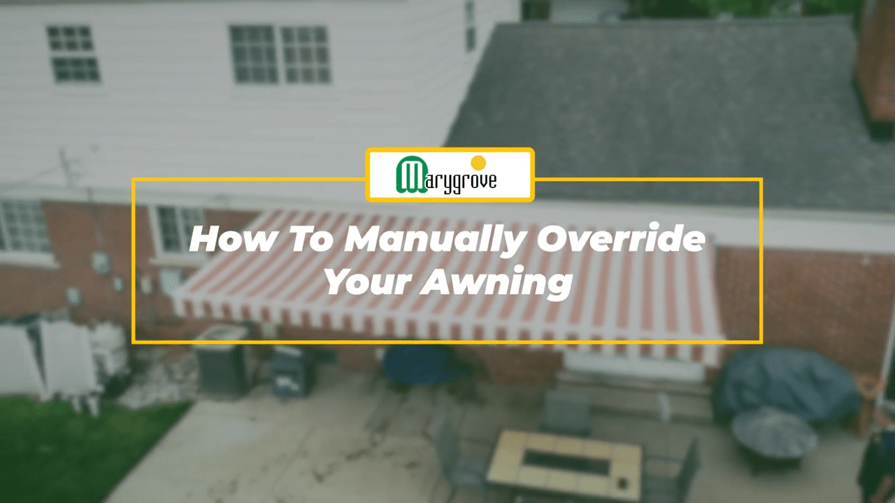 How To Manually Override Your Awning