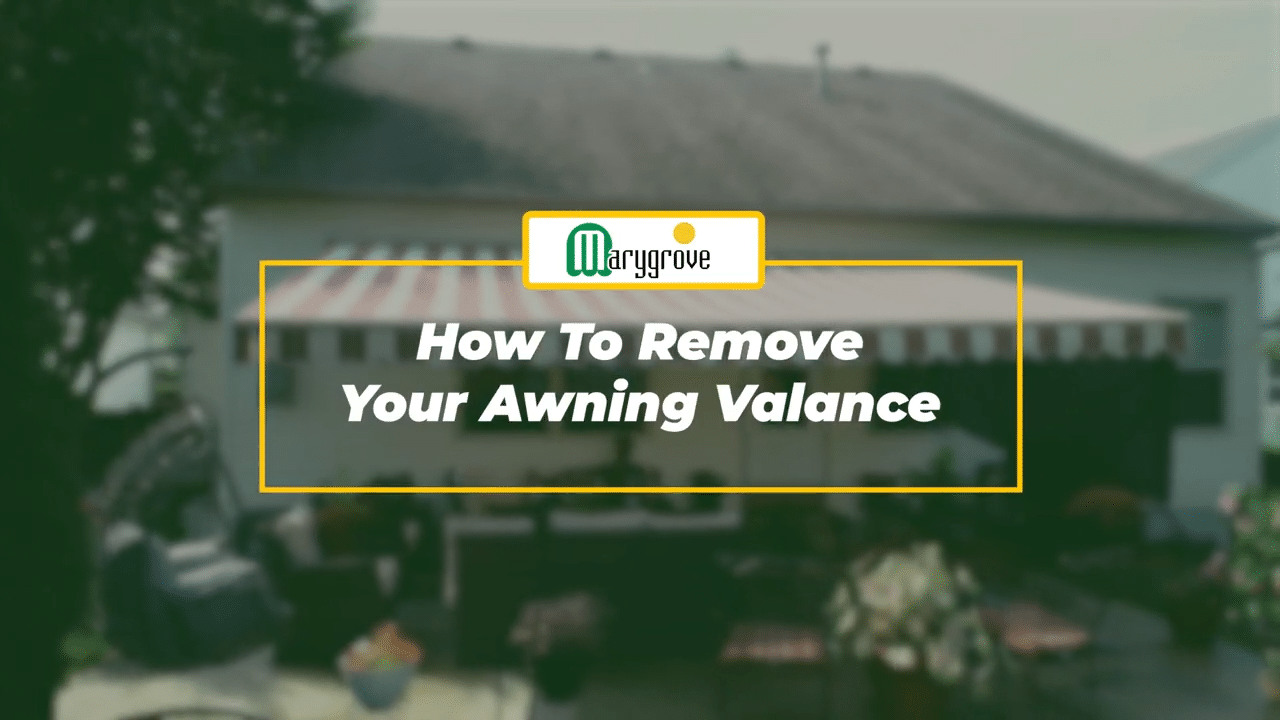 How To Remove Your Awning Valence
