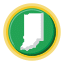 Indiana State Logo